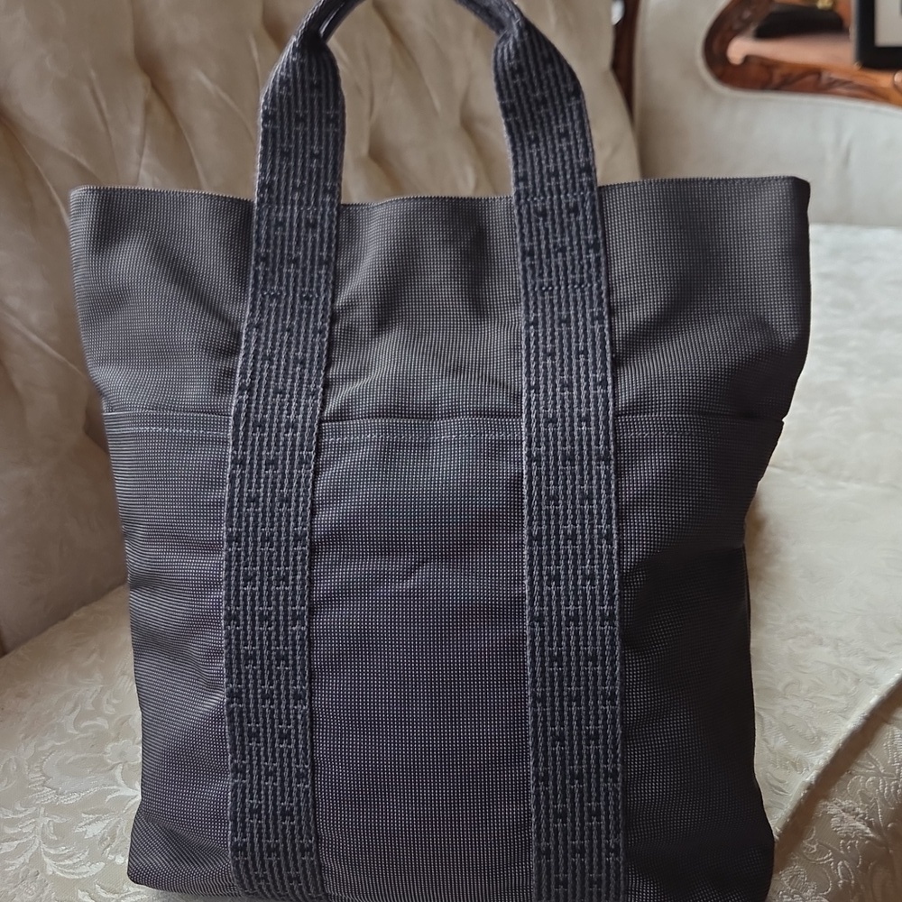 Hermes Charcoal Tote